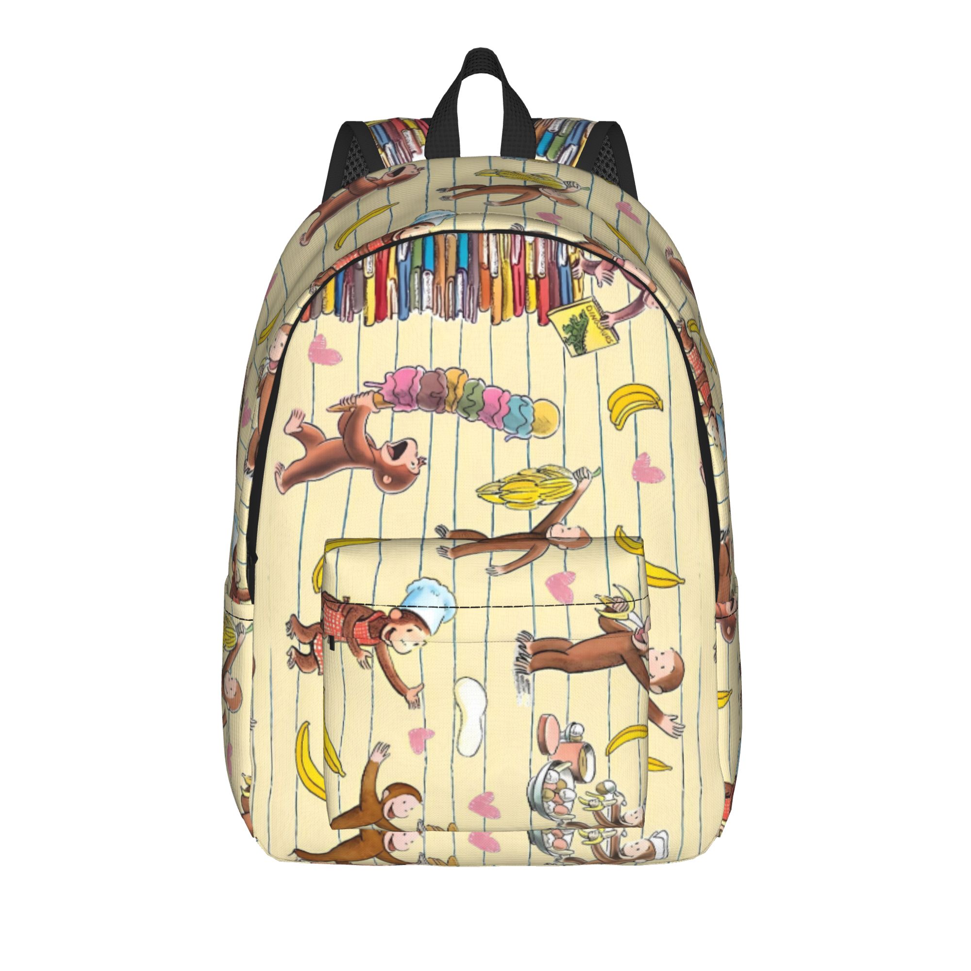 Interior Design University - C-Curious George Backpack Teen Durable Backpacks