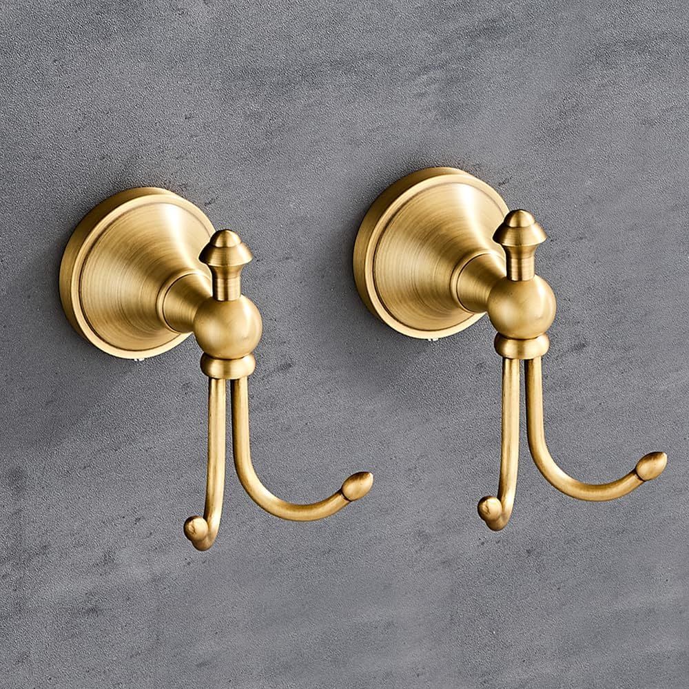 Antique Brass Hook - Antique Brass Towel Hook Vintage Coat