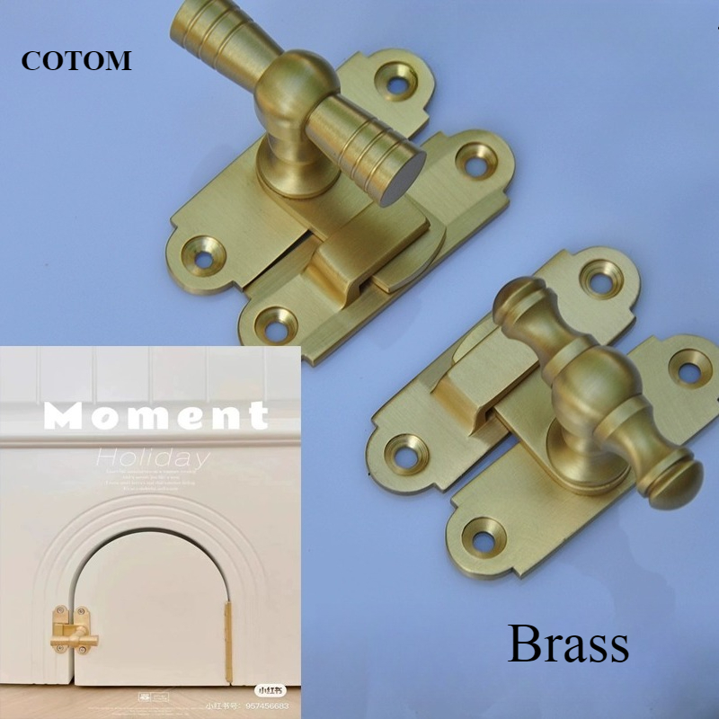 Antique Brass Cat Door Latch V - огляд і ціна Antique Brass Hook