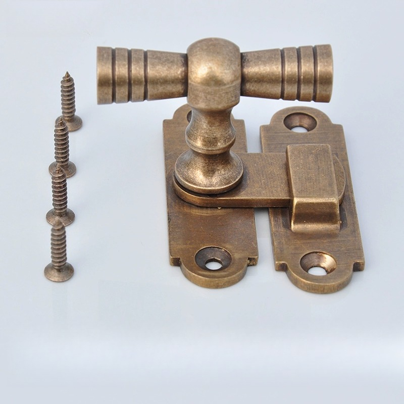 Antique Brass Cat Door Latch V - огляд і ціна Antique Brass Hook