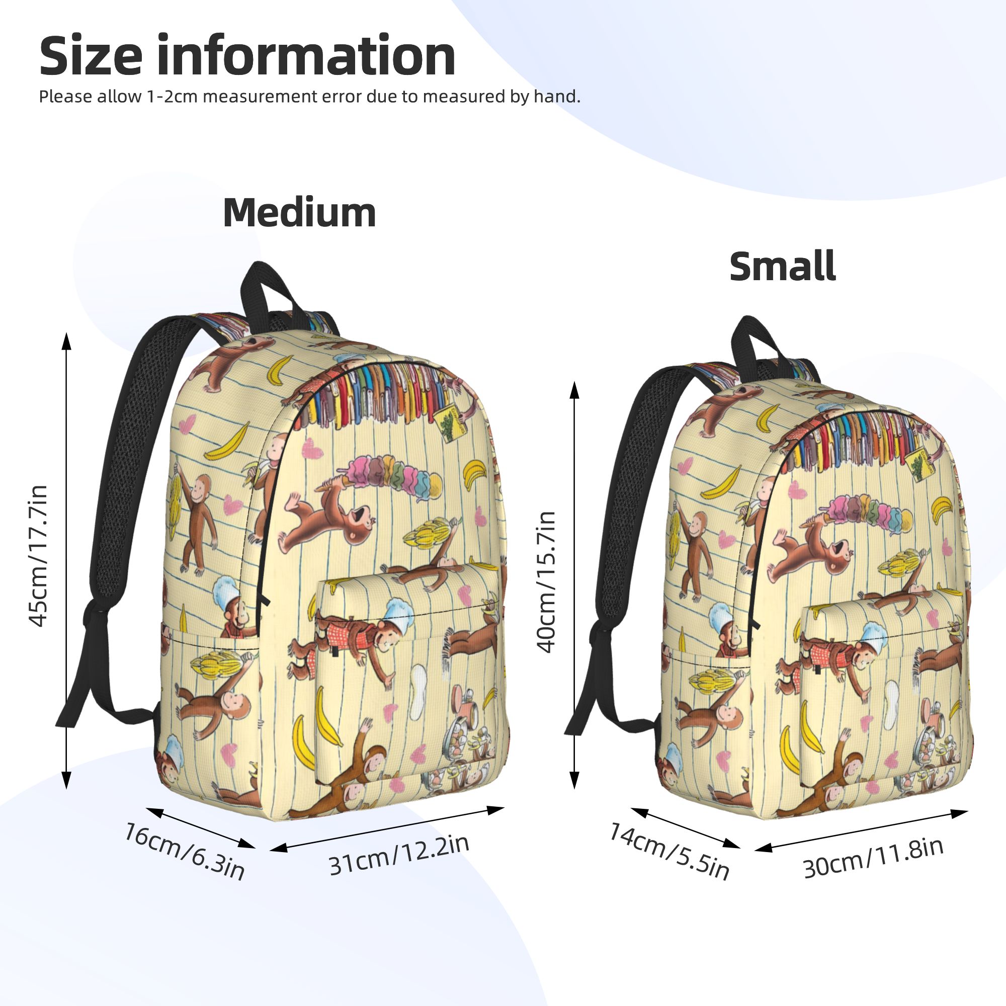 C-Curious George Backpack Teen - огляд і ціна Interior Design University