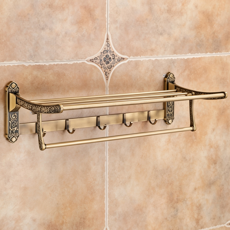 Foldable Antique Brass Towel R - огляд і ціна Antique Brass Hook