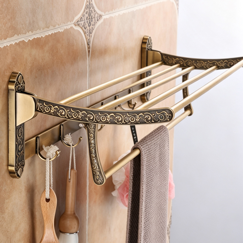 Foldable Antique Brass Towel R - огляд і ціна Antique Brass Hook