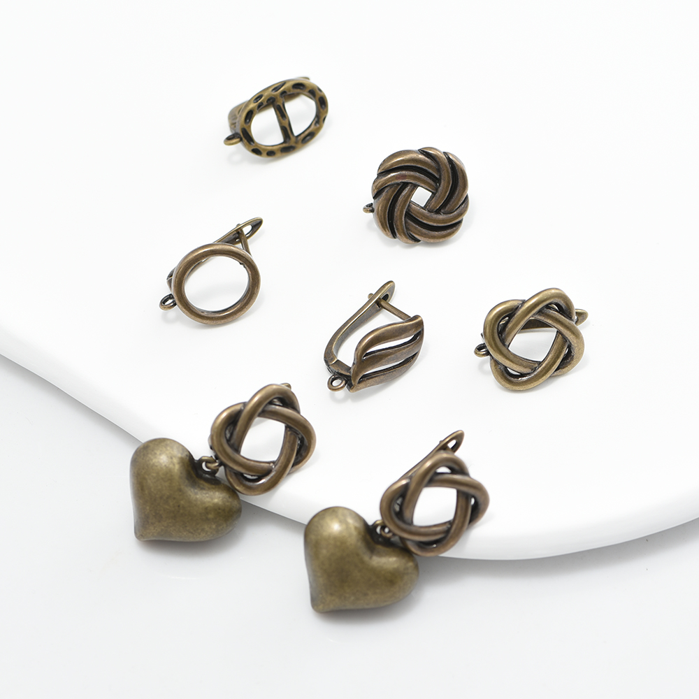1 Pair NEW Earring Clasps Hook - огляд і ціна Antique Brass Hook