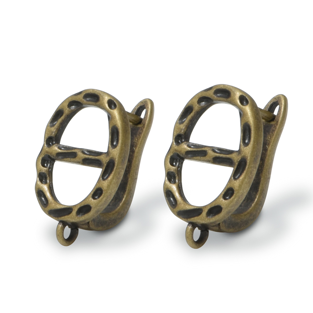 1 Pair NEW Earring Clasps Hook - огляд і ціна Antique Brass Hook