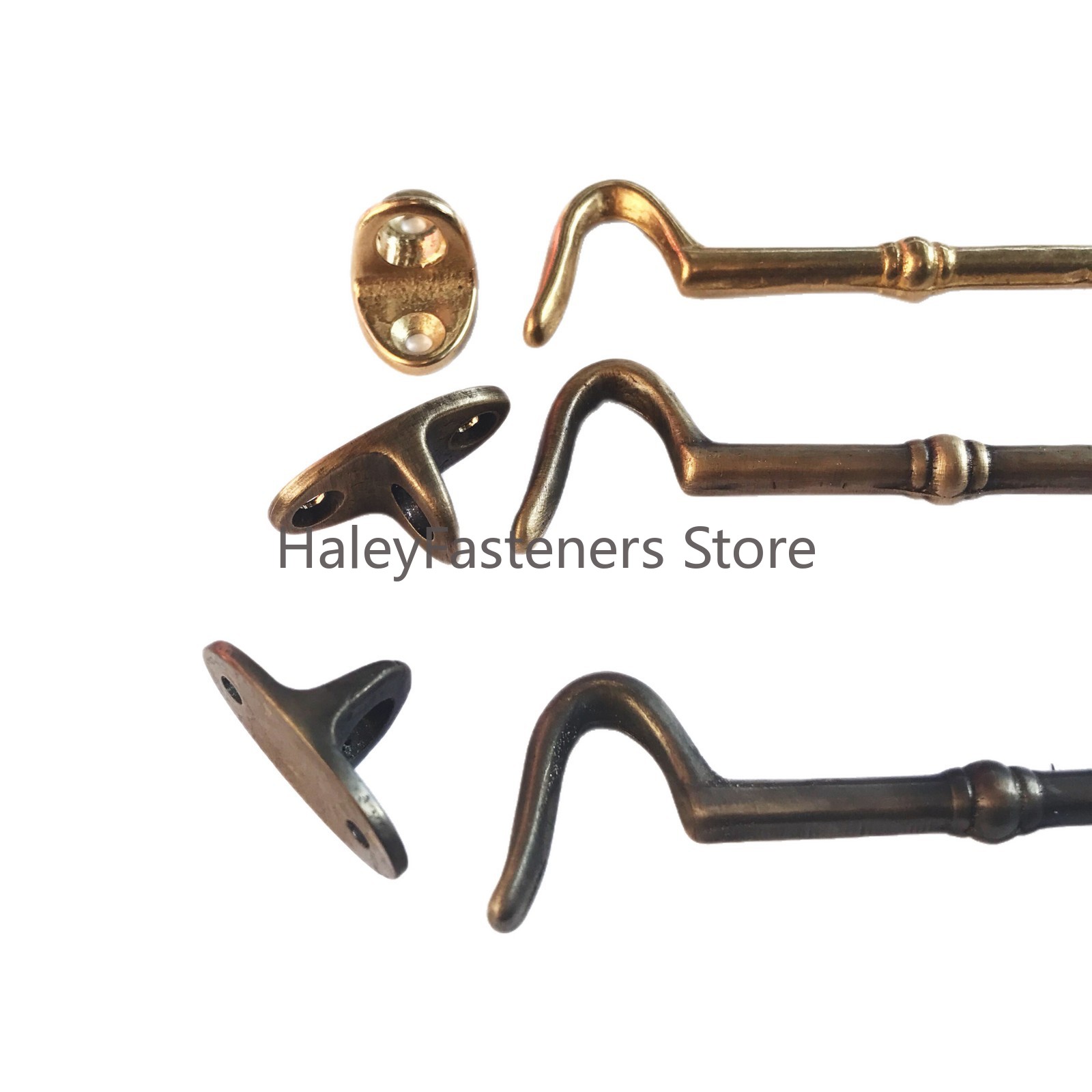 Brass Window Handle Copper Win - огляд і ціна Antique Brass Hook
