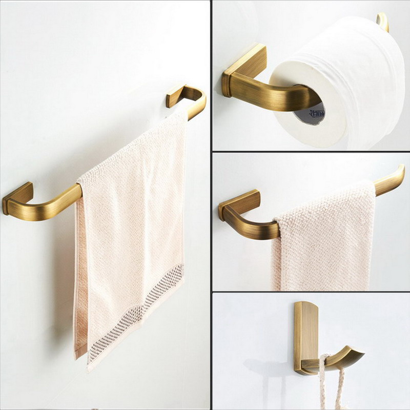 Antique Brass Square Bathroom  - огляд і ціна Antique Brass Hook