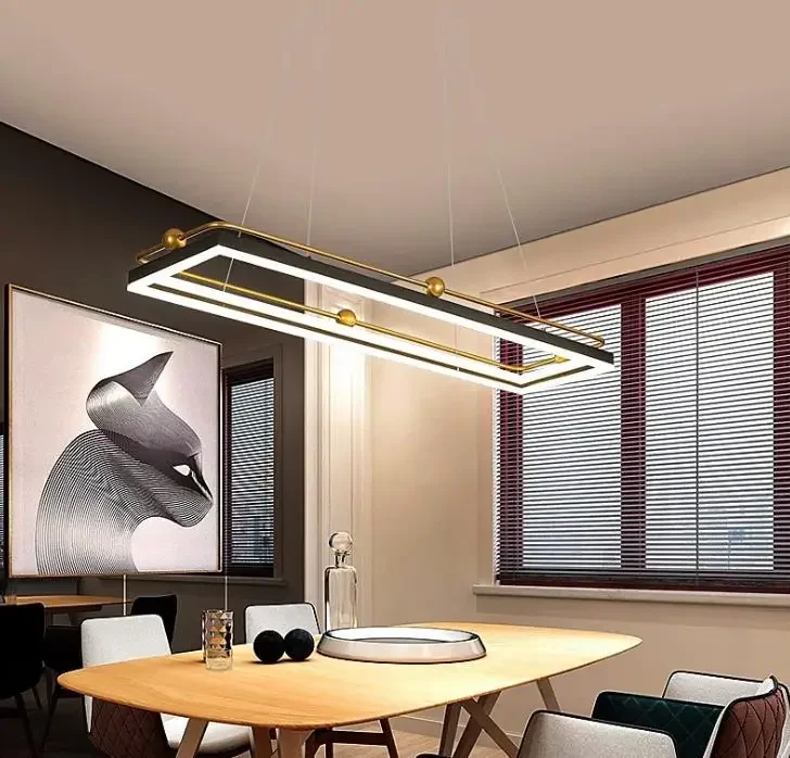 Modern led chandelier circle l - огляд і ціна Interior Design Online Free